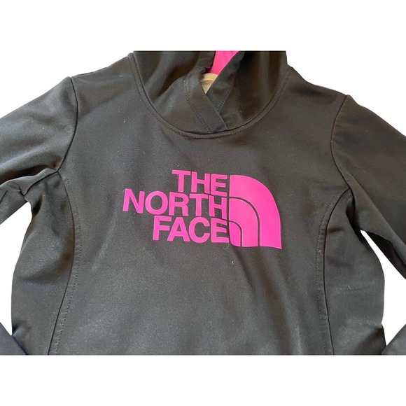 The North Face Hoodie Sweatshirt Women's Pullover Size X-Small Black Pink - Picture 3 of 8
